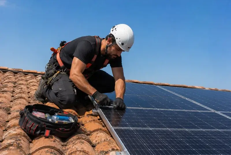 Maintenance et monitoring de panneaux solaires à Dagneux