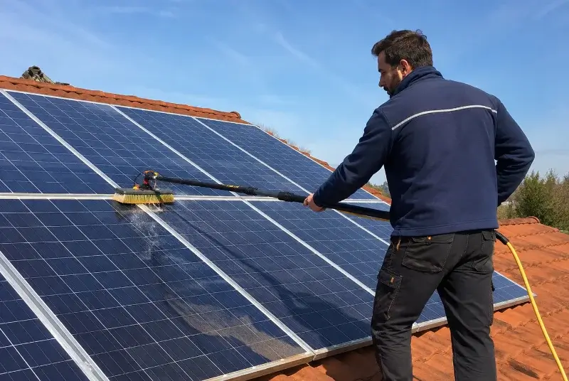 Nettoyage et entretien de panneaux solaires à Dagneux
